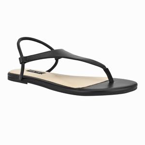 Nine West Braydin Stretch Platte Sandalen Zwart Nederland | DWR-150829